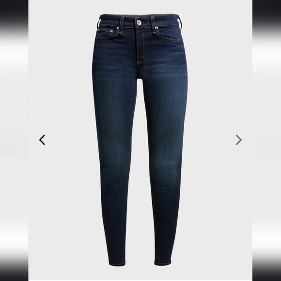 Rag & Bone Cate Mid-Rise Skinny Ankle Jeans 26" inseam Size 30 - Picture 2 of 14